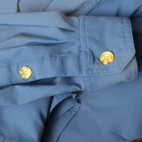 Duluth Trading Company Mens Vented Back Long Sleeve Button Down  L - Picture 14 of 16